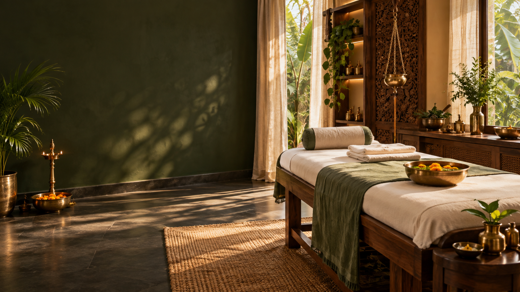 Full body massage room