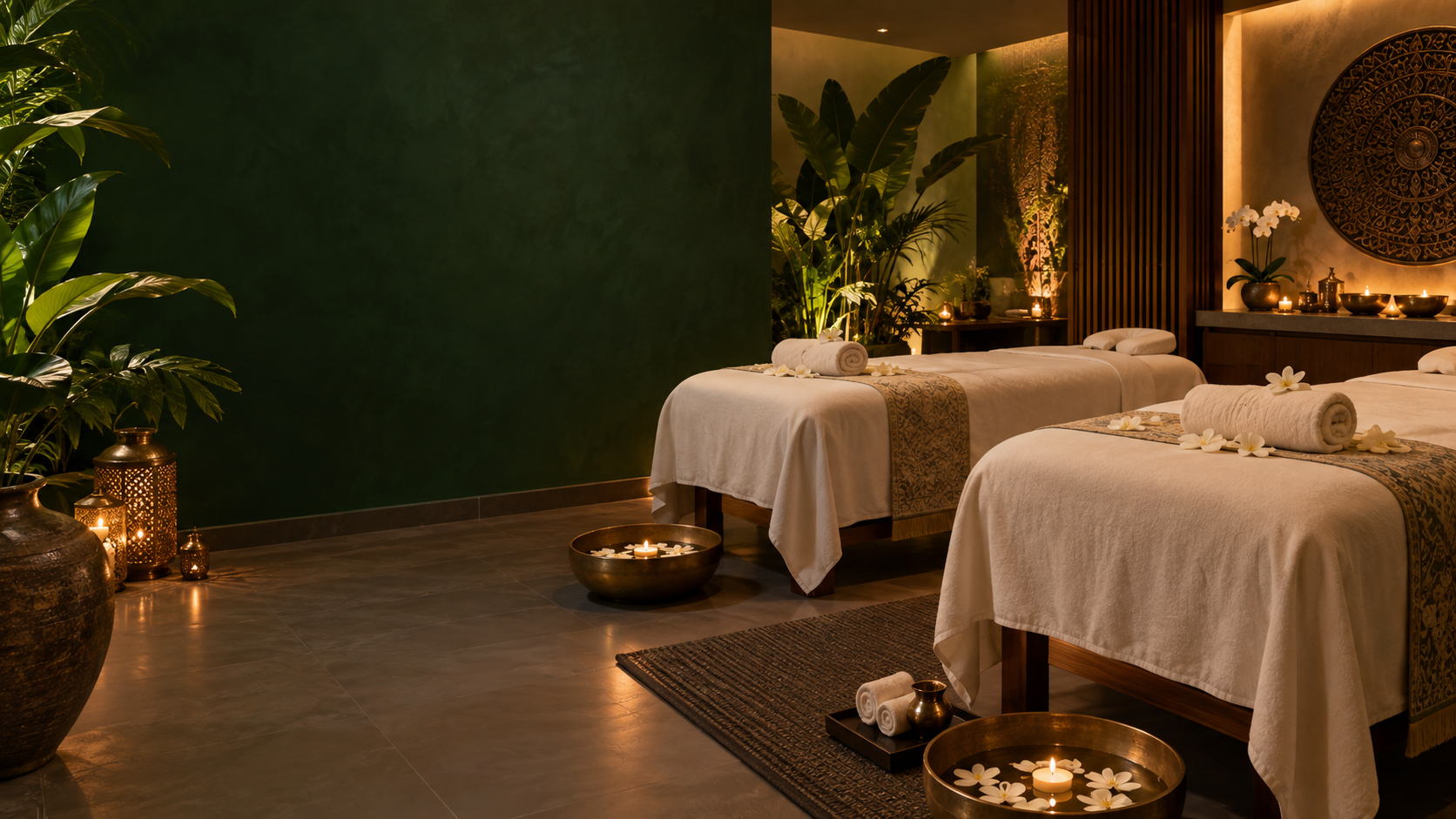 Private couples massage room